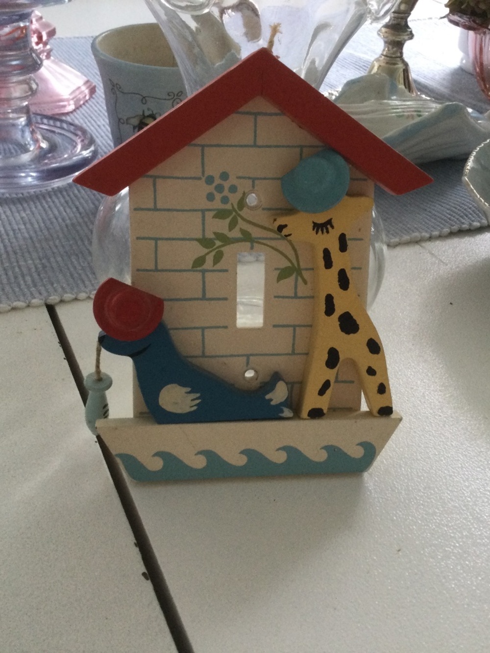 Vintage Noah’s Ark Irmi Light Switch Cover